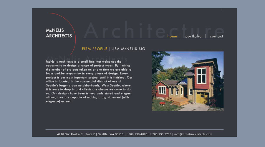 McNelis Architects Website