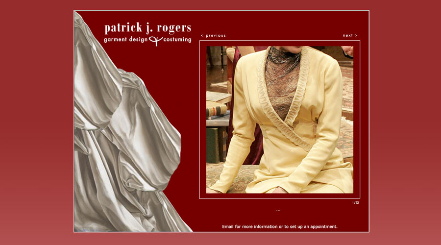 Patrick J. Rogers Design Website
